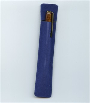  Velvet pen sleeves - blue - 5 pack