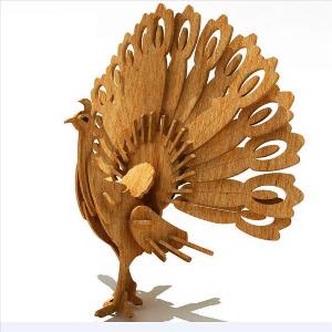  Indian Peacock 3D puzzle in MDF