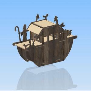  Noah's Ark 3D puzzle in MDF