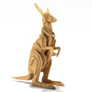  Kangaroo 3D puzzle in MDF